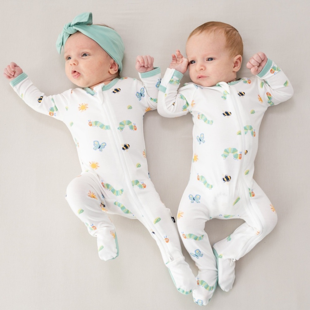Kyte Baby Eric Carle The Very Hungry Caterpillar Footie Oneesie SZ Newborn